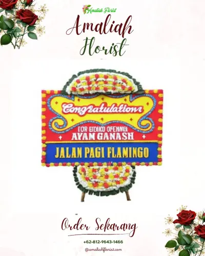 Bunga Papan Congratulation di Pidpid